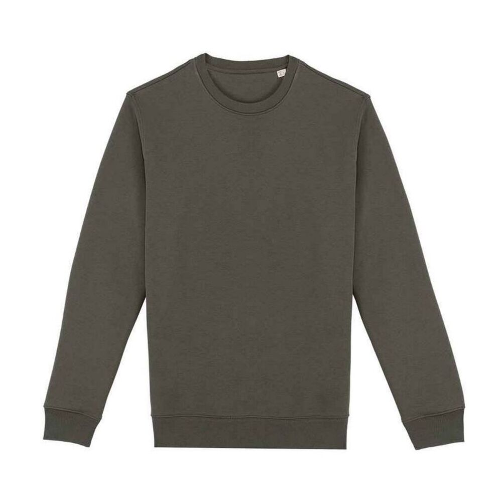 Native Spirit Unisex Adult Crew Neck Sweatshirt / Organic Khaki